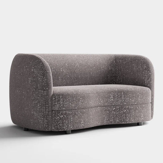 63'' Tuxedo Arm Curved CAL117 Compliant Loveseat - Quality, Style, and Functionality for Your Home - Just Home Furniture™