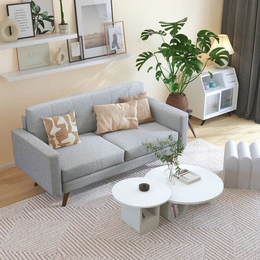 65'' Upholstered Loveseat - Quality, Style, and Functionality for Your Home - Just Home Furniture™