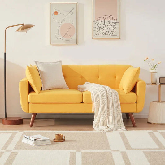 67" Square Arm Loveseat - Quality, Style, and Functionality for Your Home - Just Home Furniture™