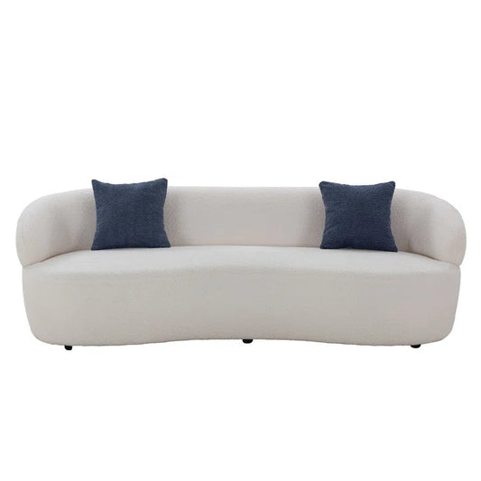 86.61" Upholstered Curved Sofa - Quality, Style, and Functionality for Your Home - Just Home Furniture™