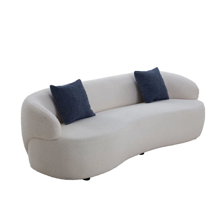 86.61" Upholstered Curved Sofa - Quality, Style, and Functionality for Your Home - Just Home Furniture™