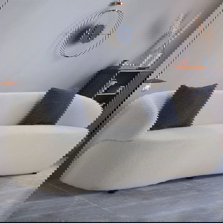 86.61" Upholstered Curved Sofa - Quality, Style, and Functionality for Your Home - Just Home Furniture™