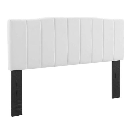 Arnett White Leather Upholstered Headboard - Quality, Style, and Functionality for Your Home - Just Home Furniture™