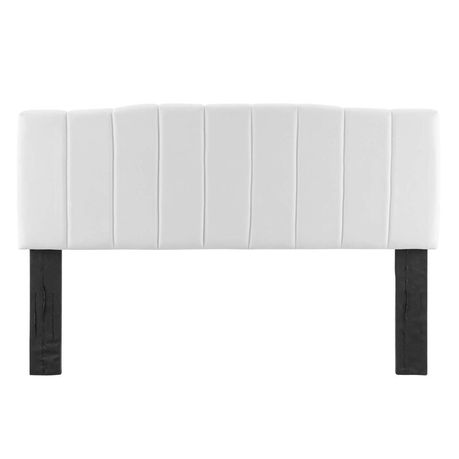 Arnett White Leather Upholstered Headboard - Quality, Style, and Functionality for Your Home - Just Home Furniture™
