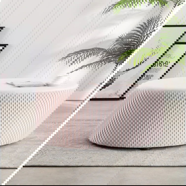 Arvind Upholstered Ottoman - Quality, Style, and Functionality for Your Home - Just Home Furniture™