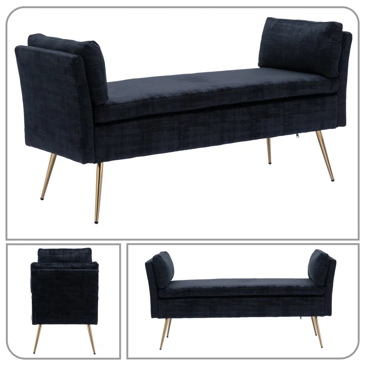 El-Jechi Velvet Upholstered Bench - Quality, Style, and Functionality for Your Home - Just Home Furniture™