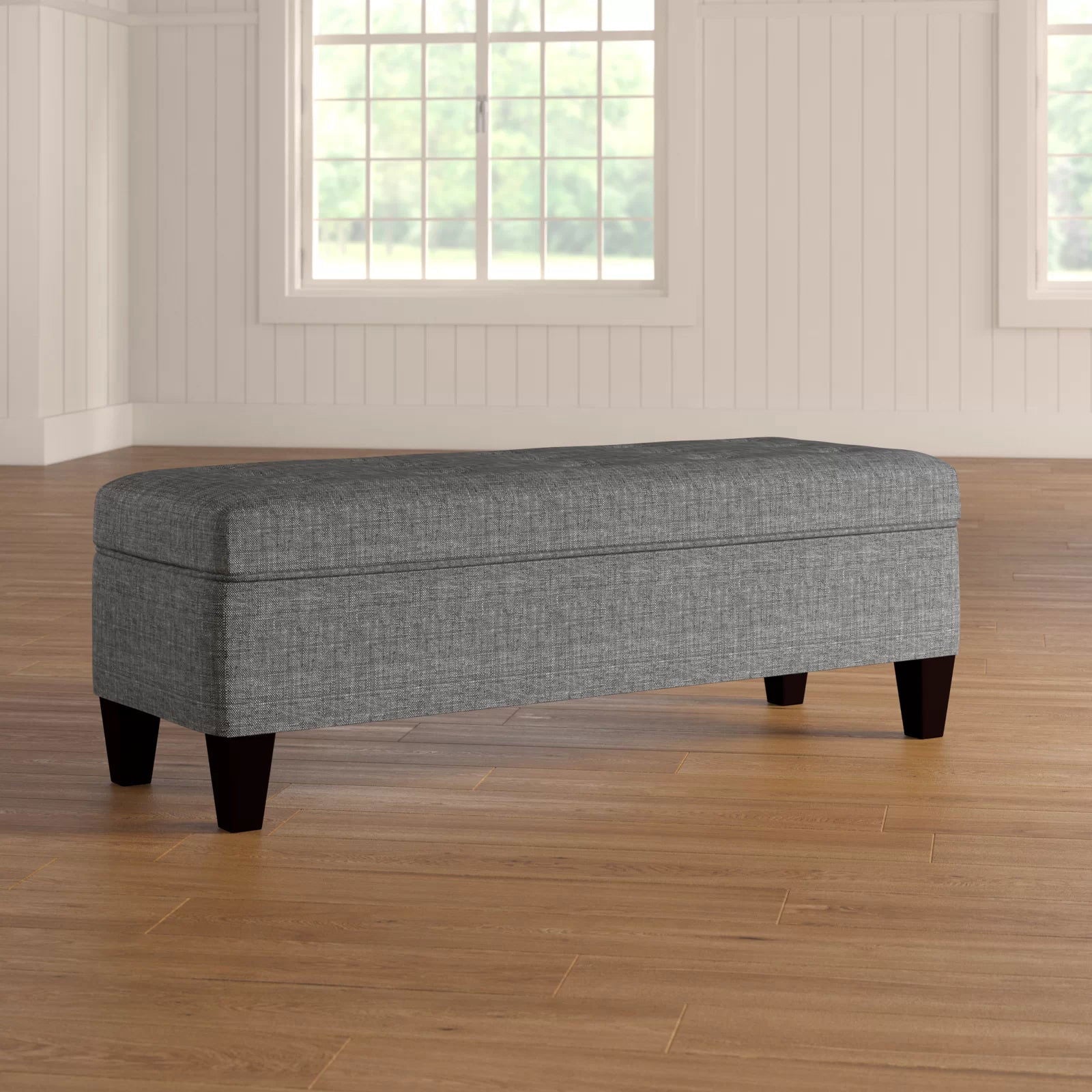 Gaither 100% Polyester Upholstered Storage Bench - Quality, Style, and Functionality for Your Home - Just Home Furniture™