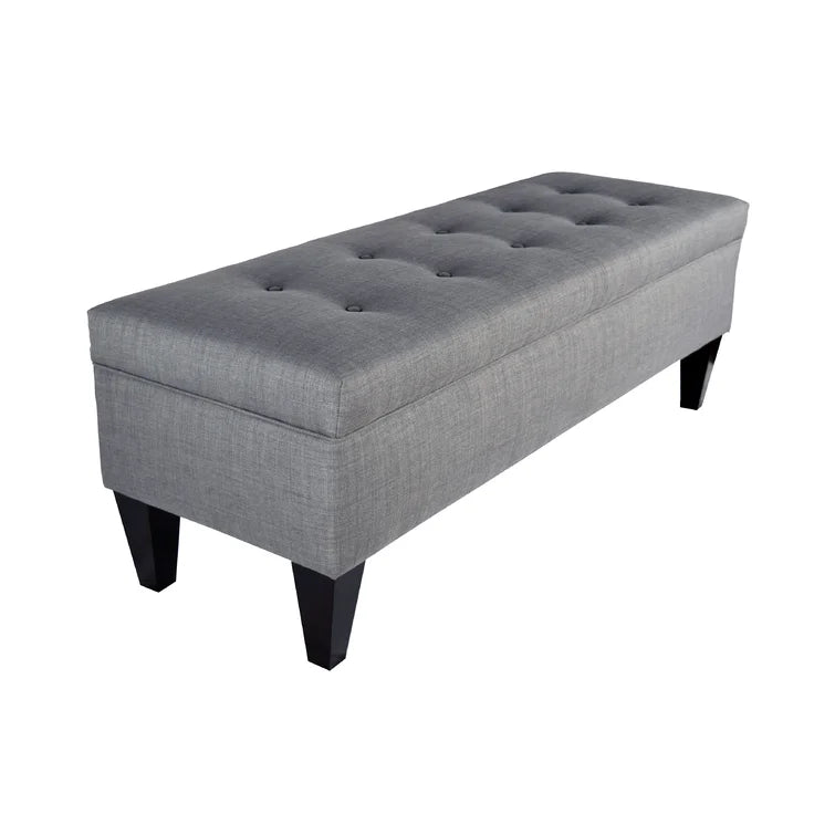 Gaither 100% Polyester Upholstered Storage Bench - Quality, Style, and Functionality for Your Home - Just Home Furniture™