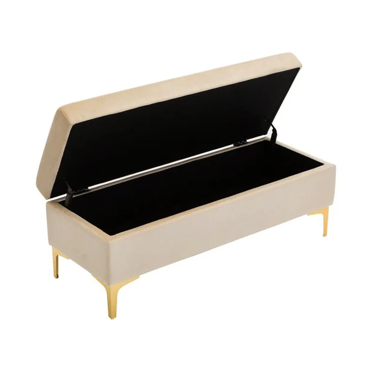 Garraway Velvet Upholstered Storage Bench - Quality, Style, and Functionality for Your Home - Just Home Furniture™