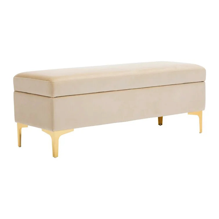 Garraway Velvet Upholstered Storage Bench - Quality, Style, and Functionality for Your Home - Just Home Furniture™
