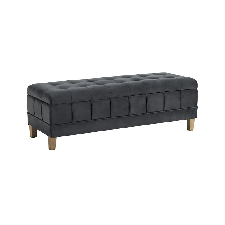Gloria Upholstered Storage Ottoman - Quality, Style, and Functionality for Your Home - Just Home Furniture™