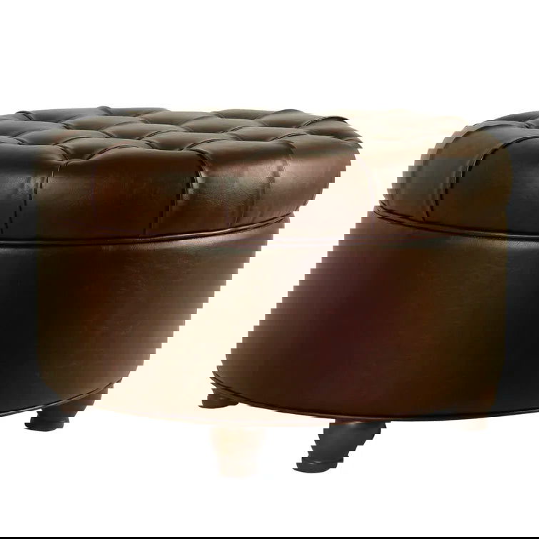 Lona Vegan Leather Storage Ottoman - Quality, Style, and Functionality for Your Home - Just Home Furniture™