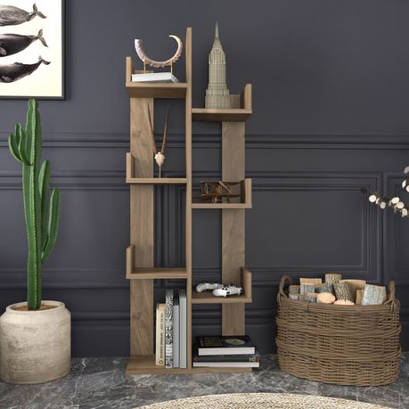 Luisa Tall Tree Bookshelf - 140cm - Quality, Style, and Functionality for Your Home - Just Home Furniture™
