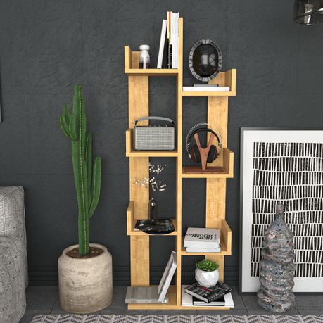Luisa Tall Tree Bookshelf - 140cm - Quality, Style, and Functionality for Your Home - Just Home Furniture™