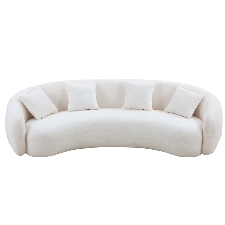 Shaleine 101.4" Round Arm Curved Sofa - Quality, Style, and Functionality for Your Home - Just Home Furniture™