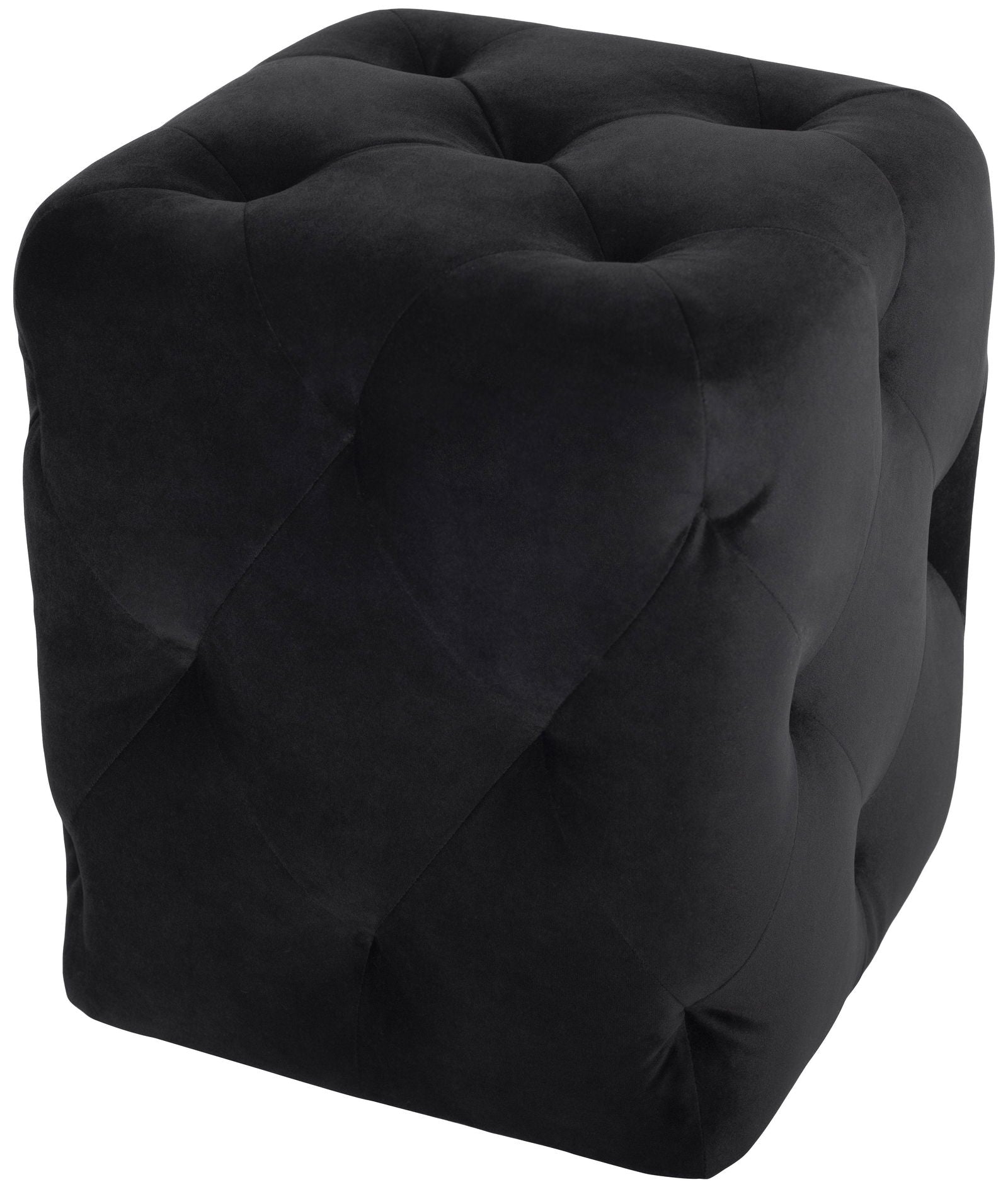 Tufty Ottoman - Black, 15in - Quality, Style, and Functionality for Your Home - Just Home Furniture™