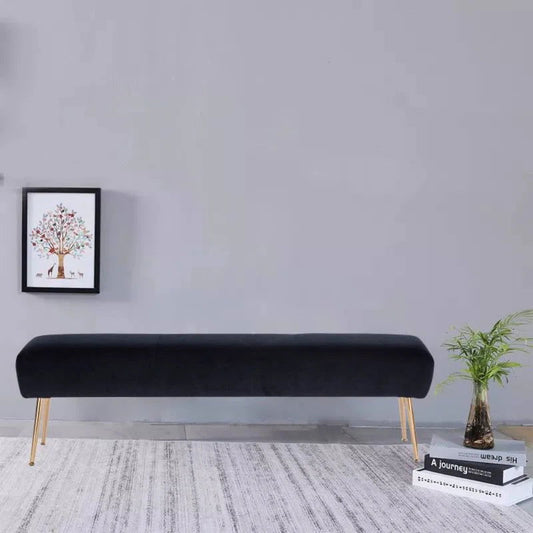 Velvet Upholstered Bench - Quality, Style, and Functionality for Your Home - Just Home Furniture™