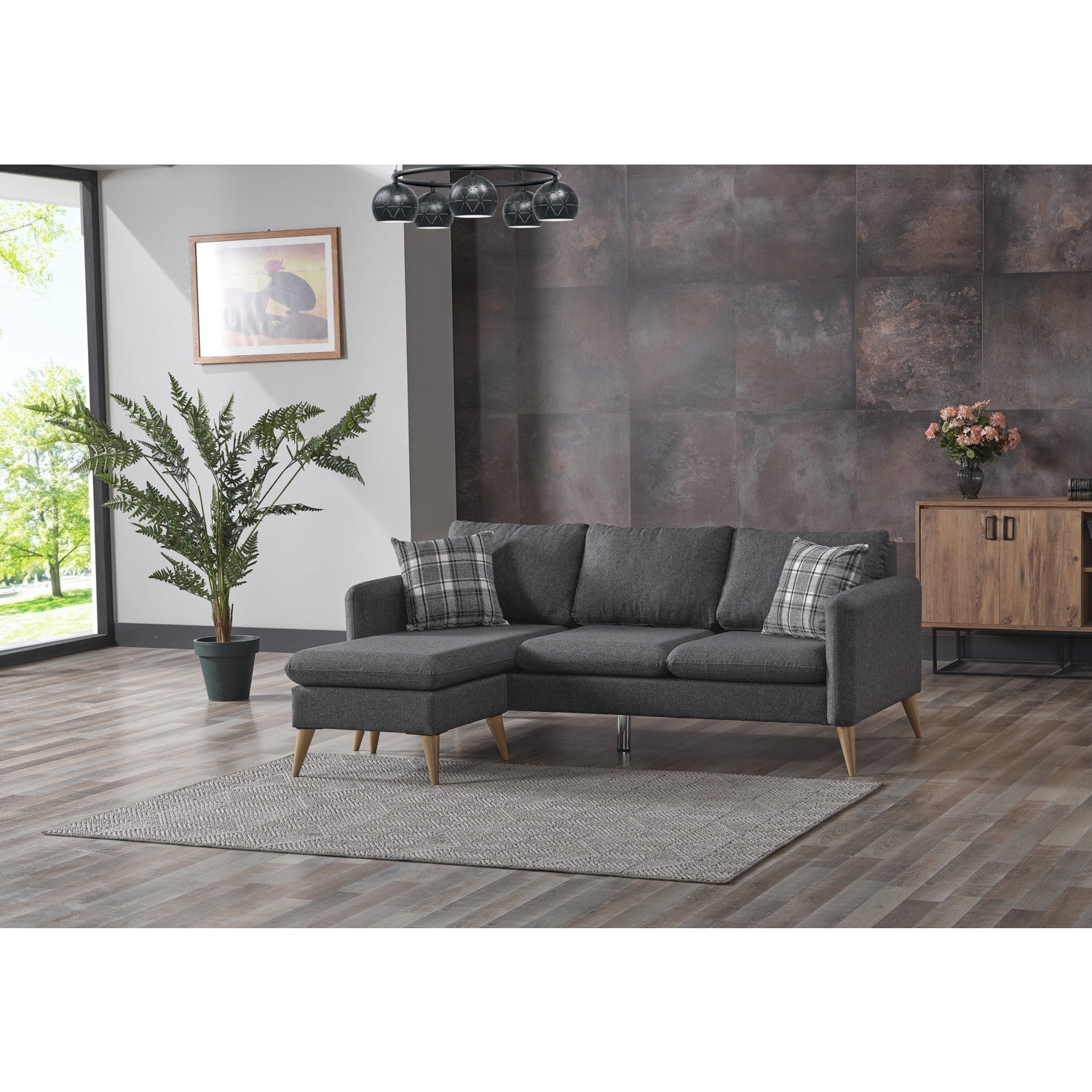 Violet Reversible Corner Sofa Set - Quality, Style, and Functionality for Your Home - Just Home Furniture™