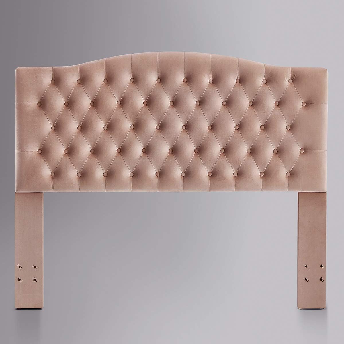 24KF Velvet Upholstered Tufted Button Queen Headboard - Quality, Style, and Functionality for Your Home - Just Home Furniture™