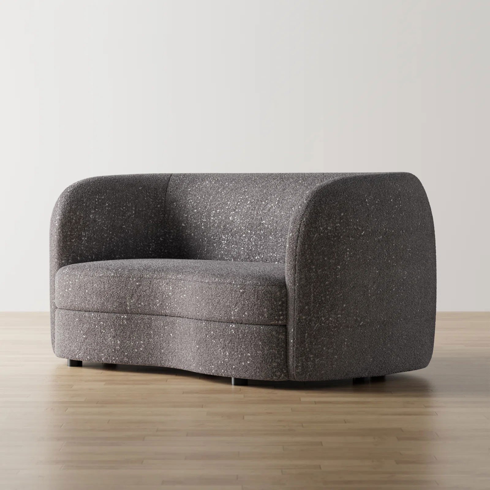 63'' Tuxedo Arm Curved CAL117 Compliant Loveseat - Quality, Style, and Functionality for Your Home - Just Home Furniture™