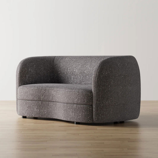 63'' Tuxedo Arm Curved CAL117 Compliant Loveseat - Quality, Style, and Functionality for Your Home - Just Home Furniture™