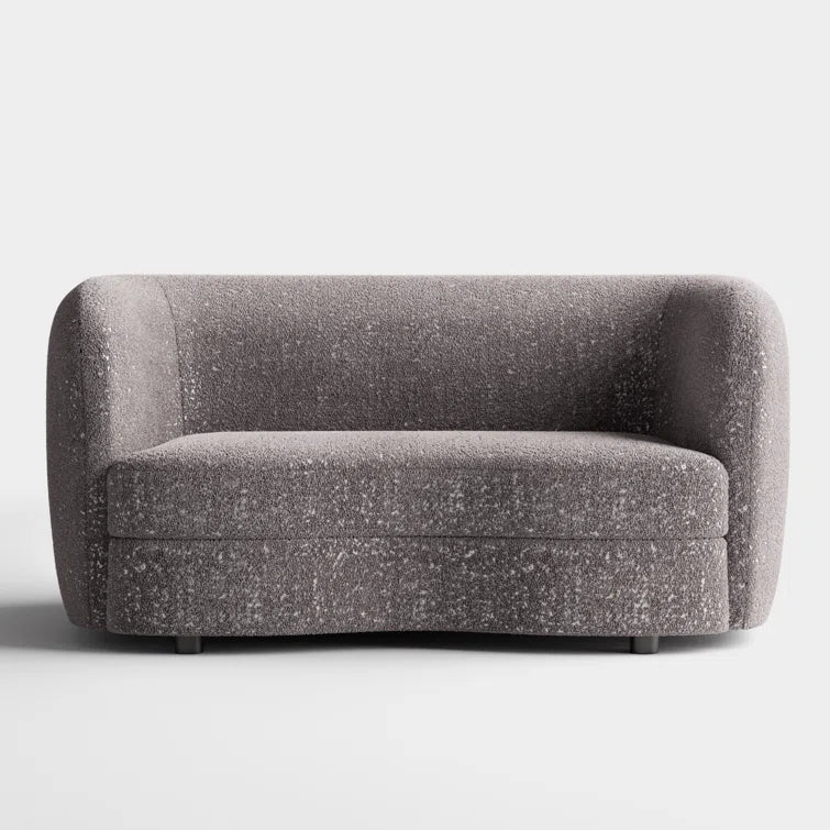 63'' Tuxedo Arm Curved CAL117 Compliant Loveseat - Quality, Style, and Functionality for Your Home - Just Home Furniture™