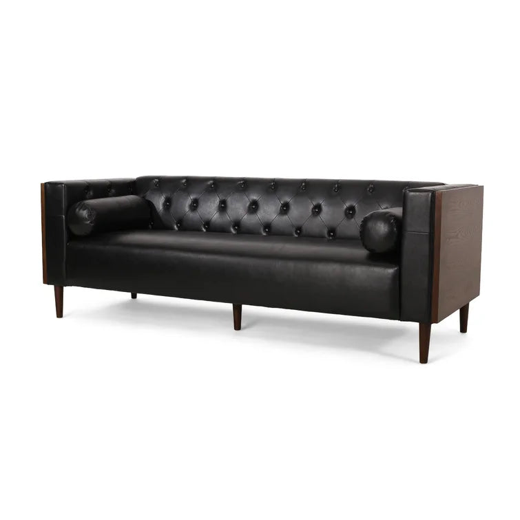 90'' Vegan Leather Sofa - Quality, Style, and Functionality for Your Home - Just Home Furniture™