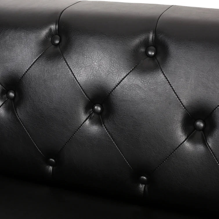 90'' Vegan Leather Sofa - Quality, Style, and Functionality for Your Home - Just Home Furniture™