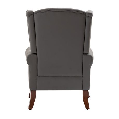 Abdul-Ahad Royal Vegan Leather Wingback Chair - Quality, Style, and Functionality for Your Home - Just Home Furniture™