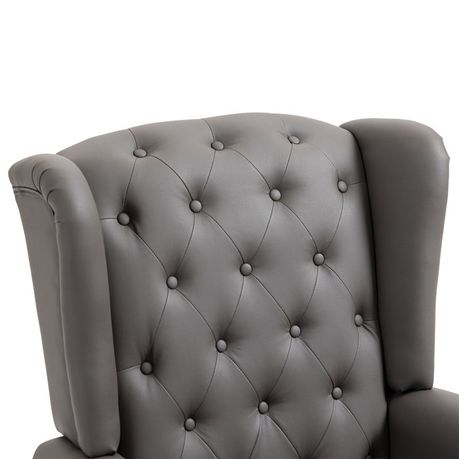 Abdul-Ahad Royal Vegan Leather Wingback Chair - Quality, Style, and Functionality for Your Home - Just Home Furniture™