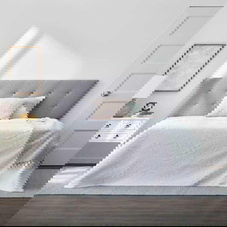 Aijha Square Tufted Upholstered Headboard - Quality, Style, and Functionality for Your Home - Just Home Furniture™