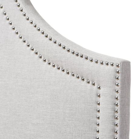 Albee Edenbrook Upholstered Headboard in Light Grey Beige - Quality, Style, and Functionality for Your Home - Just Home Furniture™