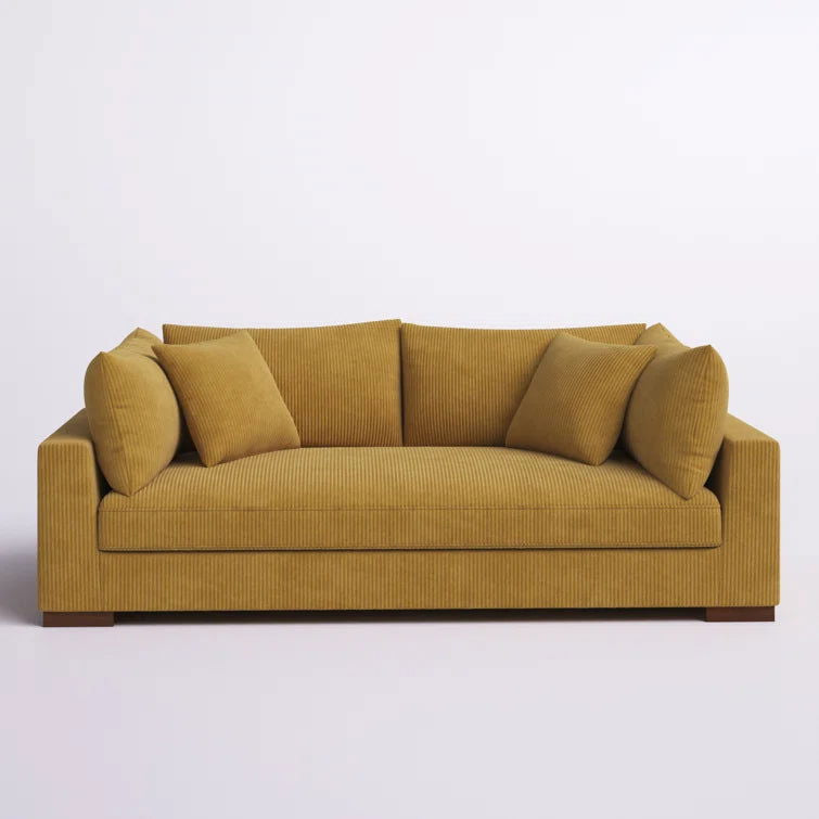 Alcantara 89.5" Square Arm Sofa - Quality, Style, and Functionality for Your Home - Just Home Furniture™