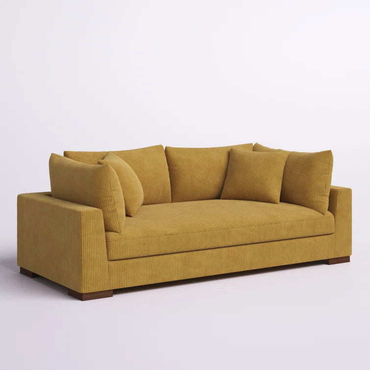 Alcantara 89.5" Square Arm Sofa - Quality, Style, and Functionality for Your Home - Just Home Furniture™