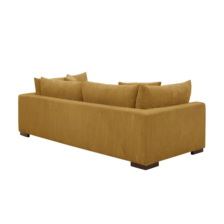 Alcantara 89.5" Square Arm Sofa - Quality, Style, and Functionality for Your Home - Just Home Furniture™