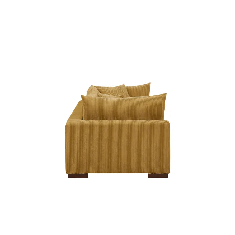 Alcantara 89.5" Square Arm Sofa - Quality, Style, and Functionality for Your Home - Just Home Furniture™