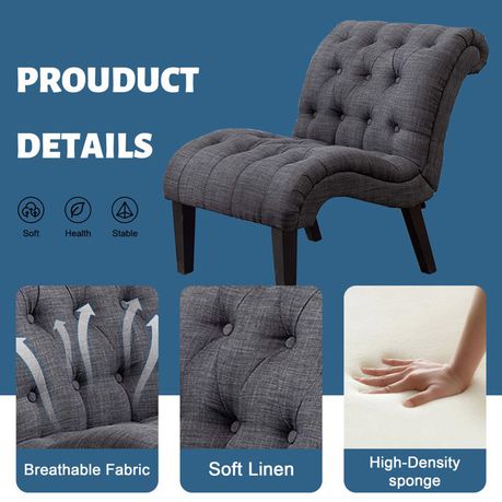 Aleazay Upholstered Slipper Chair in Beige - Quality, Style, and Functionality for Your Home - Just Home Furniture™