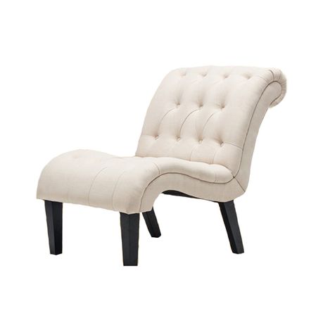 Aleazay Upholstered Slipper Chair in Beige - Quality, Style, and Functionality for Your Home - Just Home Furniture™
