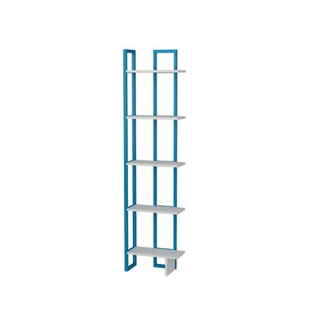 Alice 180 cm Tall Industrial Metal Manufactured Wood Bookcase - Quality, Style, and Functionality for Your Home - Just Home Furniture™