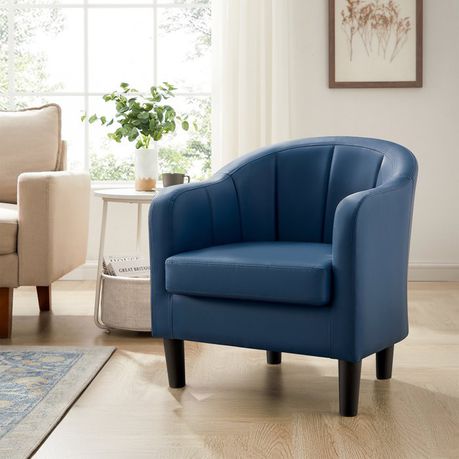 Alina 26.4" Wide Vegan Leather Armchair - Quality, Style, and Functionality for Your Home - Just Home Furniture™