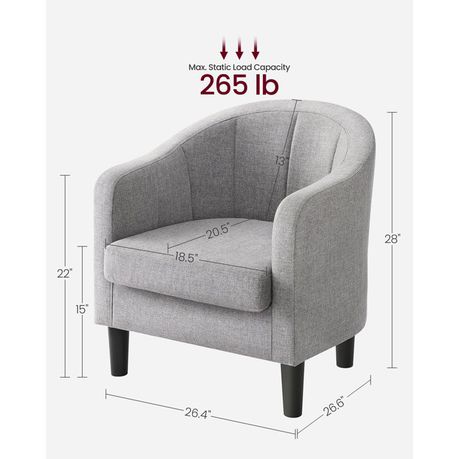 Alina 26.4" Wide Vegan Leather Armchair - Quality, Style, and Functionality for Your Home - Just Home Furniture™