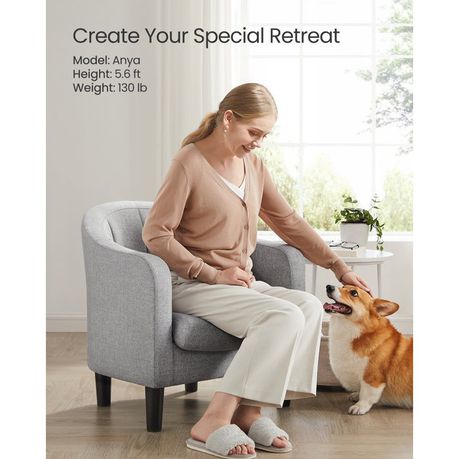 Alina 26.4" Wide Vegan Leather Armchair - Quality, Style, and Functionality for Your Home - Just Home Furniture™