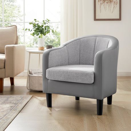 Alina 26.4" Wide Vegan Leather Armchair - Quality, Style, and Functionality for Your Home - Just Home Furniture™
