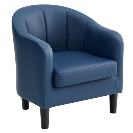 Alina 26.4" Wide Vegan Leather Armchair - Quality, Style, and Functionality for Your Home - Just Home Furniture™