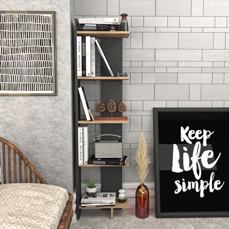 Alis Manufactured Wood Bookcase - Quality, Style, and Functionality for Your Home - Just Home Furniture™