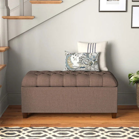 Allessandra Flip Top Storage Bench - Quality, Style, and Functionality for Your Home - Just Home Furniture™