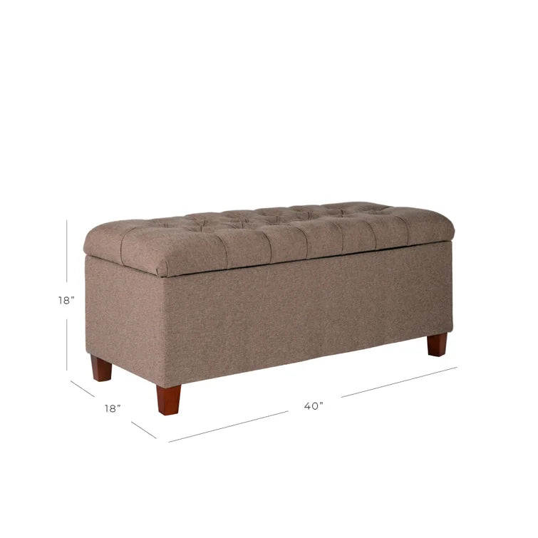 Allessandra Flip Top Storage Bench - Quality, Style, and Functionality for Your Home - Just Home Furniture™