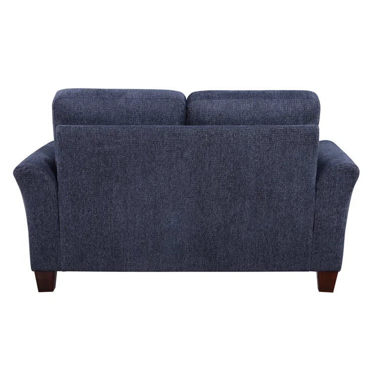 Alzenia 60” Flare Arm Love Seat with Reversible Cushions - Quality, Style, and Functionality for Your Home - Just Home Furniture™