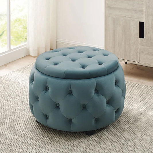 Amaanah Upholstered Storage Ottoman - Quality, Style, and Functionality for Your Home - Just Home Furniture™