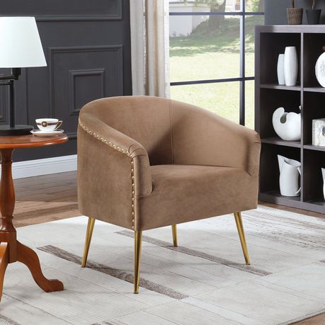 Amanda-Armed Contour Upholstered Barrel Chair - Quality, Style, and Functionality for Your Home - Just Home Furniture™